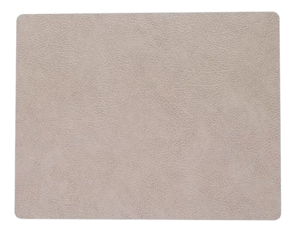 Placemat Lind DNA Square L Hippo Warm Grey (Set van 4)