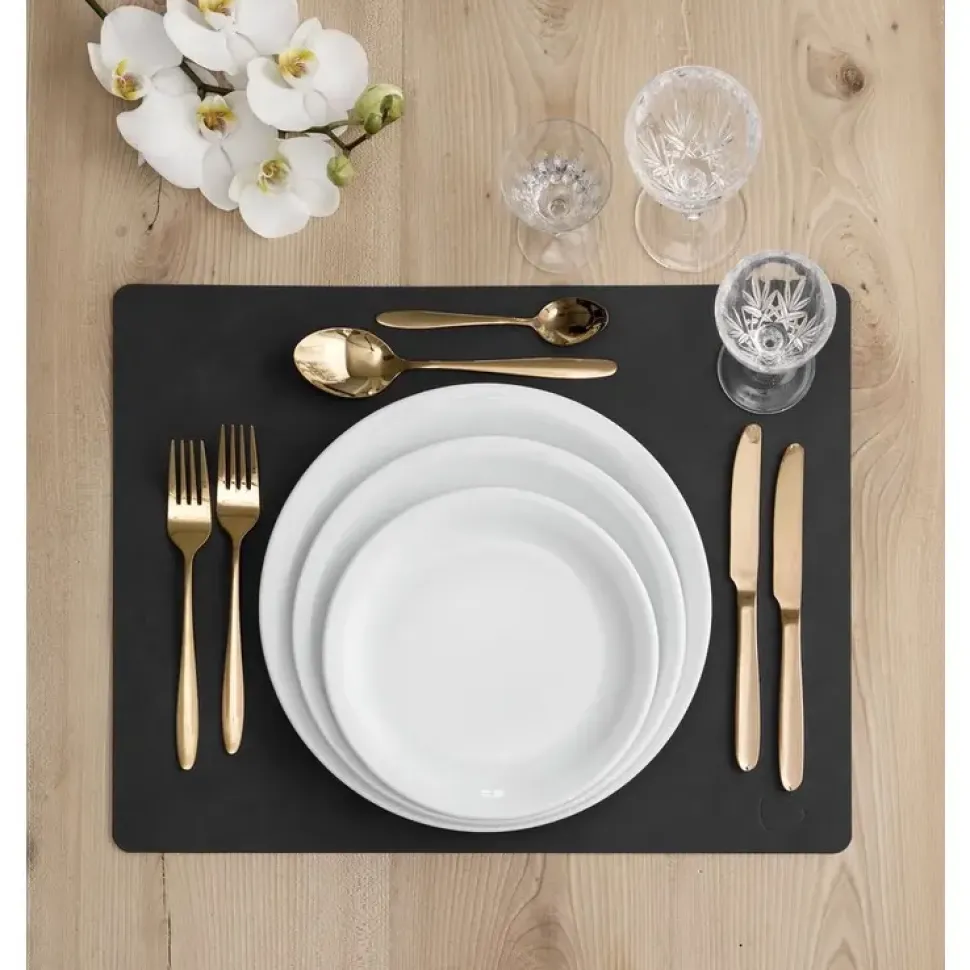 Placemat Lind DNA Square L Hippo Warm Grey (Set van 4)