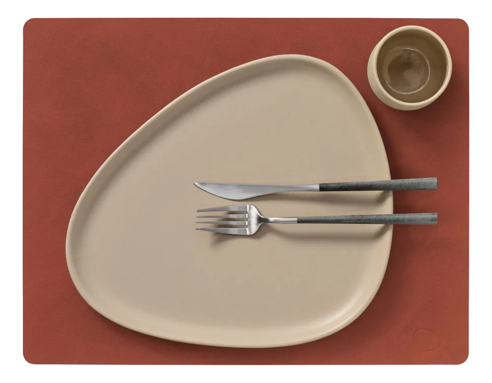 Placemat Lind DNA Square L Nupo Sienna (Set van 4)