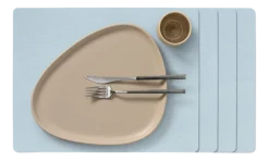 Lind DNA Placemat Square L Nupo Soft Sky (Set van 4) Hot