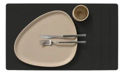 Lind DNA Placemat Square L Nupo Black Ink (Set van 4) Clearance