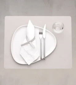 Lind DNA Placemat Square L Nupo Oyster White (Set van 4)