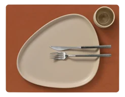 Lind DNA Placemat Square L Nupo Rust (Set van 4) Outlet