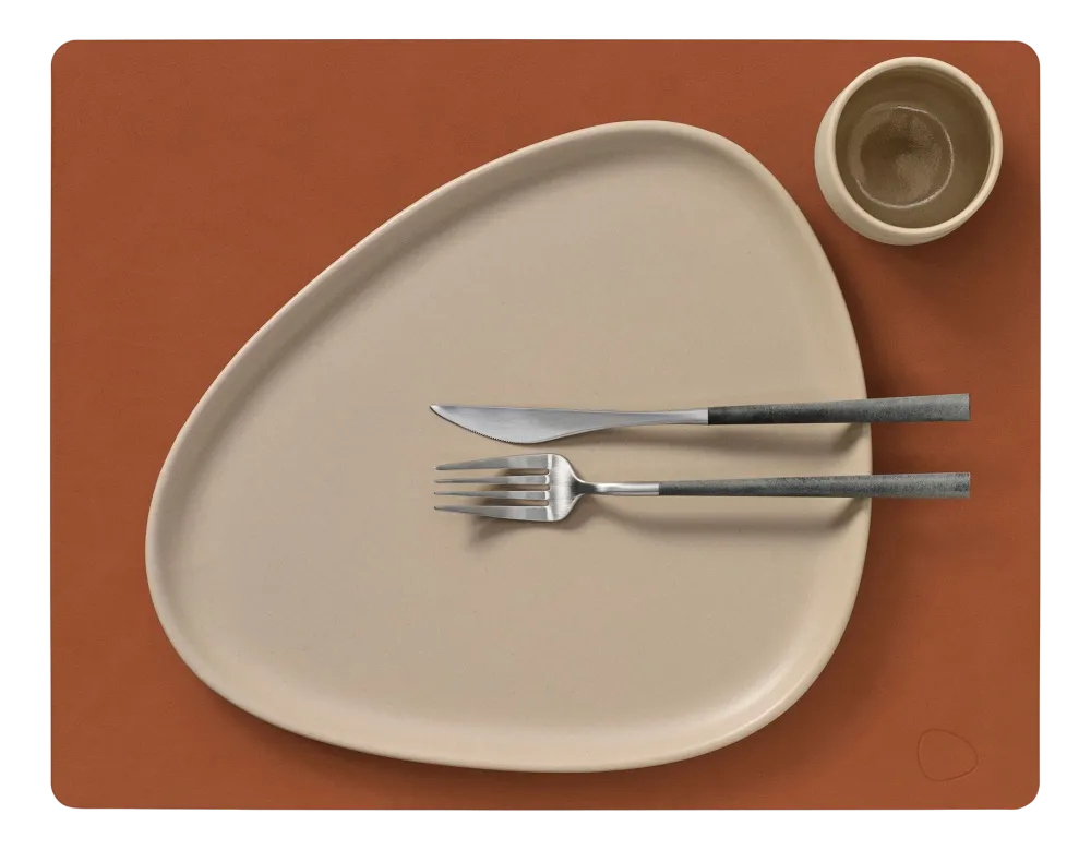 Lind DNA Placemat Square L Nupo Rust (Set van 4) Outlet