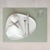 Placemat Lind DNA Square L Nupo Olive Green (Set van 4)