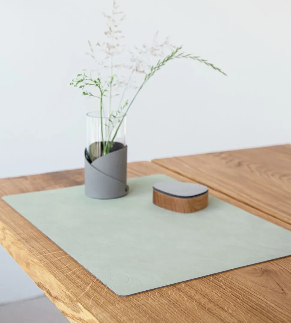 Placemat Lind DNA Square L Nupo Olive Green (Set van 4)