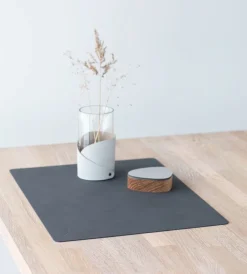 Lind DNA Placemat Square L Nupo Anthracite (Set van 4) Outlet