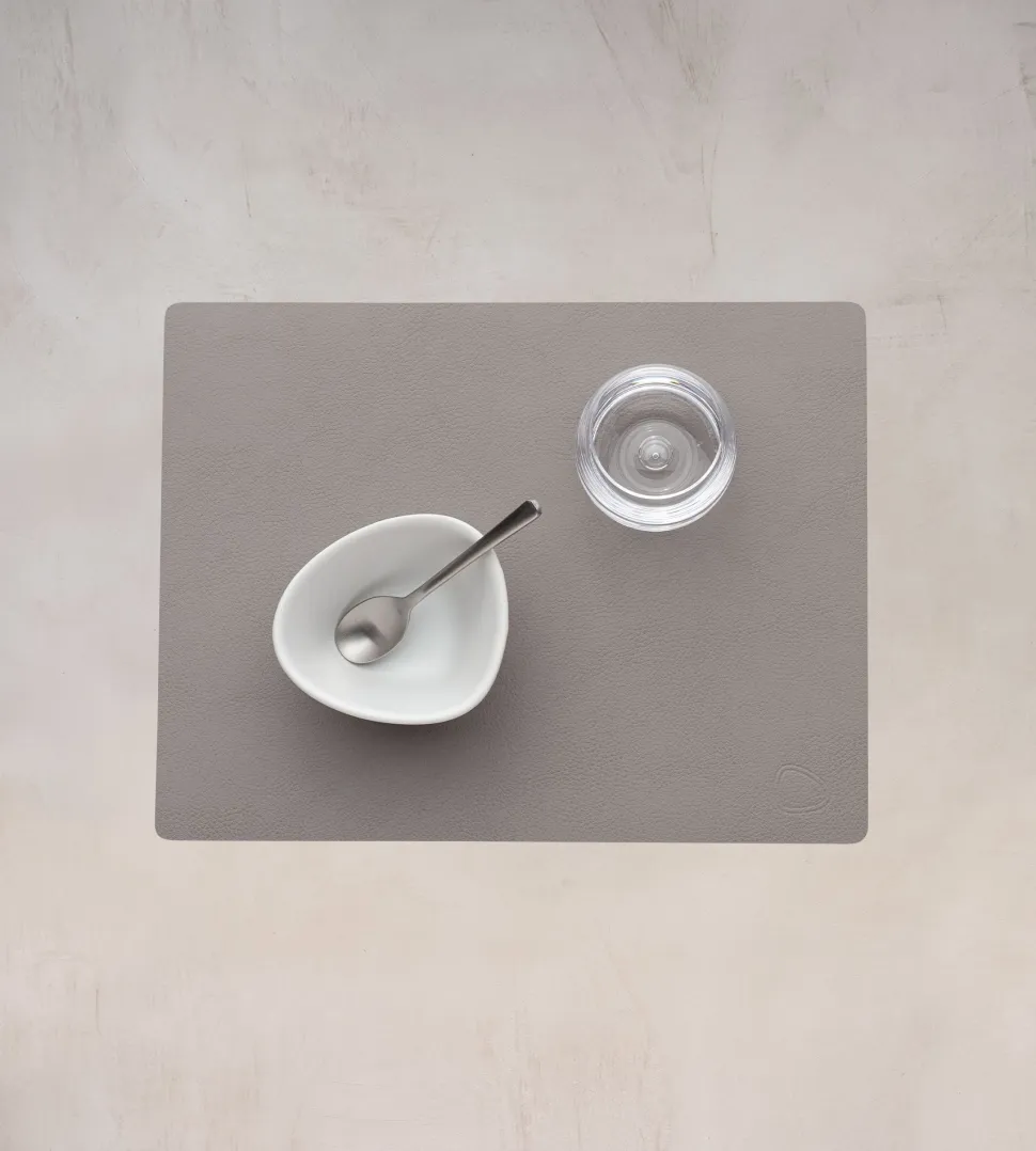 Placemat Lind DNA Square M Serene Ash (Set van 4)