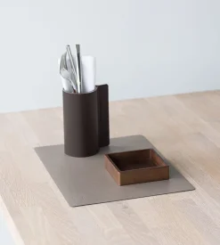 Lind DNA Placemat Square M Serene Mole Grey (Set van 4)
