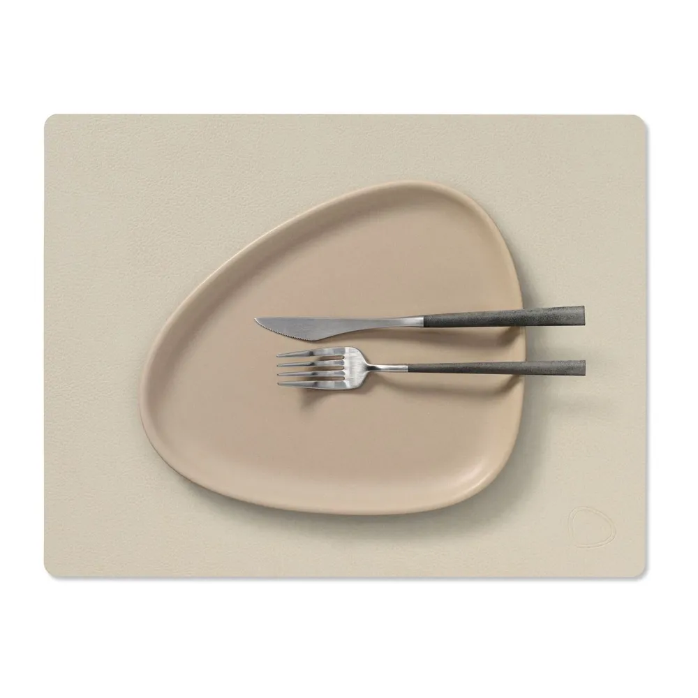 Lind DNA Placemat Square M Serene Cream (Set van 4)
