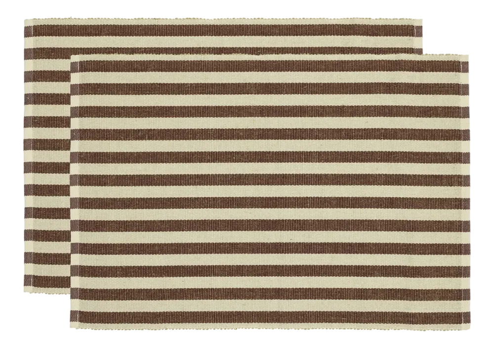 Sodahl Placemat Södahl Statement Stripe Coffee Brown Discount