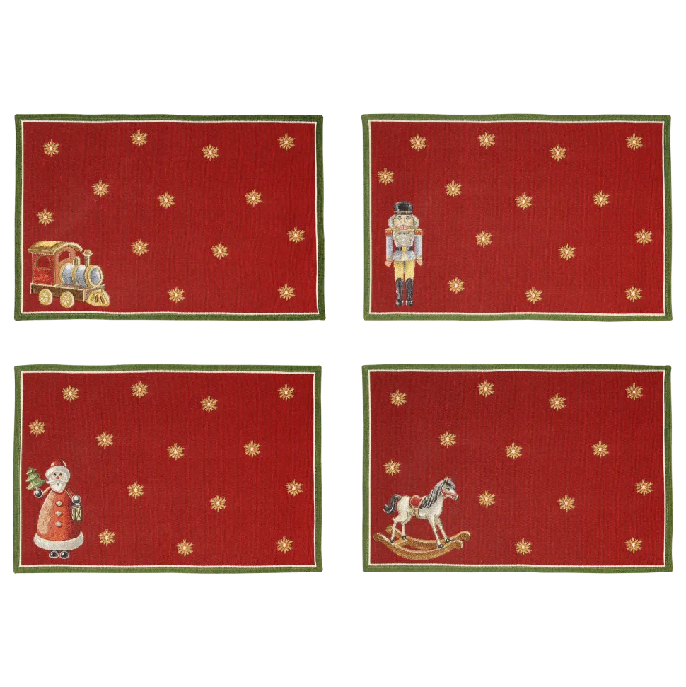 Placemat Villeroy & Boch Toy's Delight 2025 Jubileum (Set van 4)