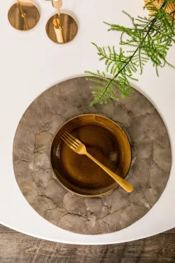 Placemat Ziczac Shell Gold