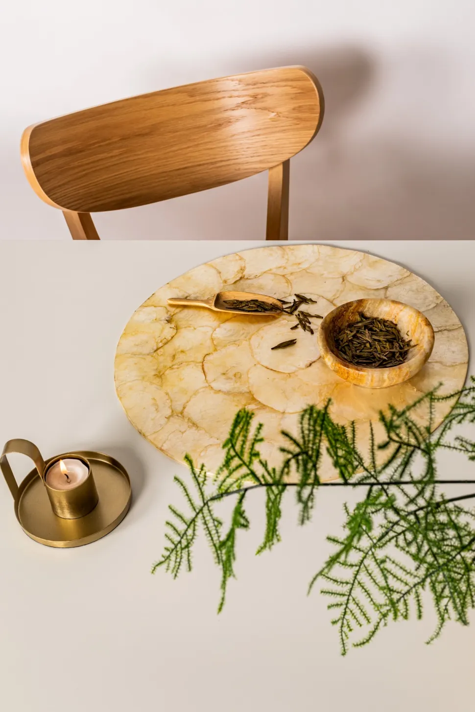 Placemat Ziczac Shell Ivory