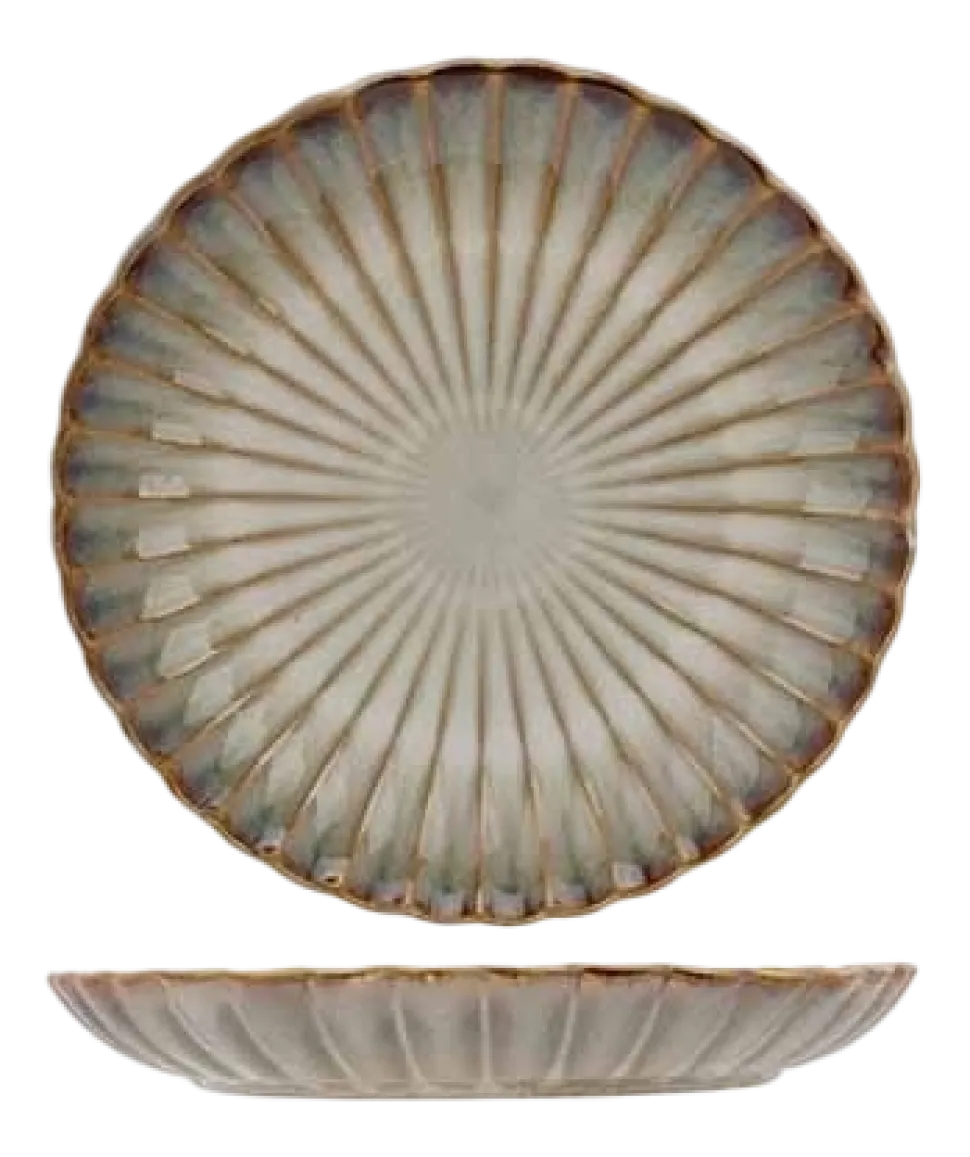 Plat Bord Cosy & Trendy Astera Pearl 27,4 cm (Set van 4)