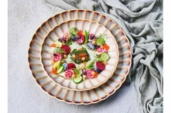 Plat Bord Cosy & Trendy Astera Pearl 27,4 cm (Set van 4)