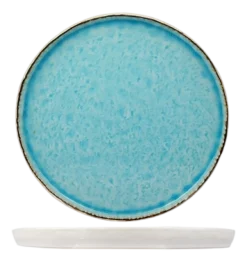 Plat Bord Cosy & Trendy Laguna Azzurro 27 cm (Set van 4)