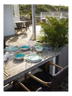 Cosy & Trendy Plat Bord Laguna Azzurro 31 cm (Set van 4) Sale
