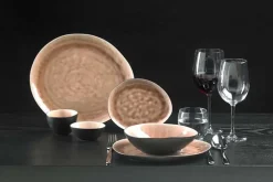 Cosy & Trendy Plat Bord Laguna Old Rose 27 x 23 cm (Set van 4) Clearance