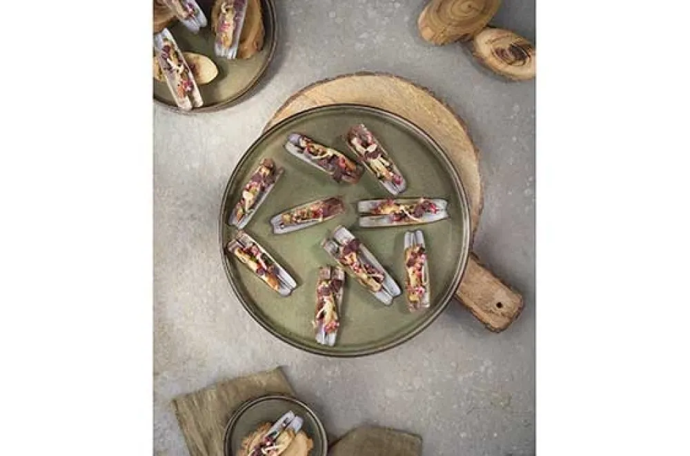 Cosy & Trendy Plat Bord Quintana Green 27,5 cm (Set van 4) Hot