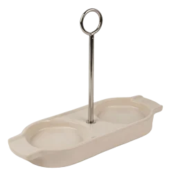 Plateau Met Handvat Peugeot Linea Ecru