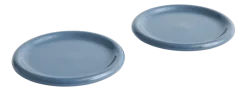 Plate HAY Barro Dark Blue Ø24 cm (Set of 2)