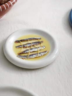 Plate HAY Barro Off-White Ø24 cm (Set of 2)