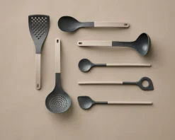 Pollepel Rosti Optima With Hole Humus Nylon 31 cm