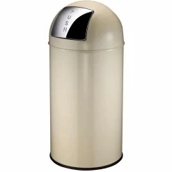 Prullenbak EKO Pushcan Crème 40L