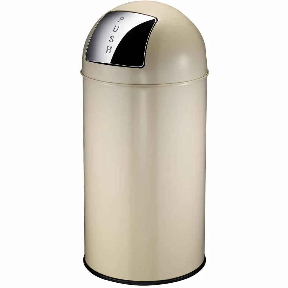 Prullenbak EKO Pushcan Crème 40L