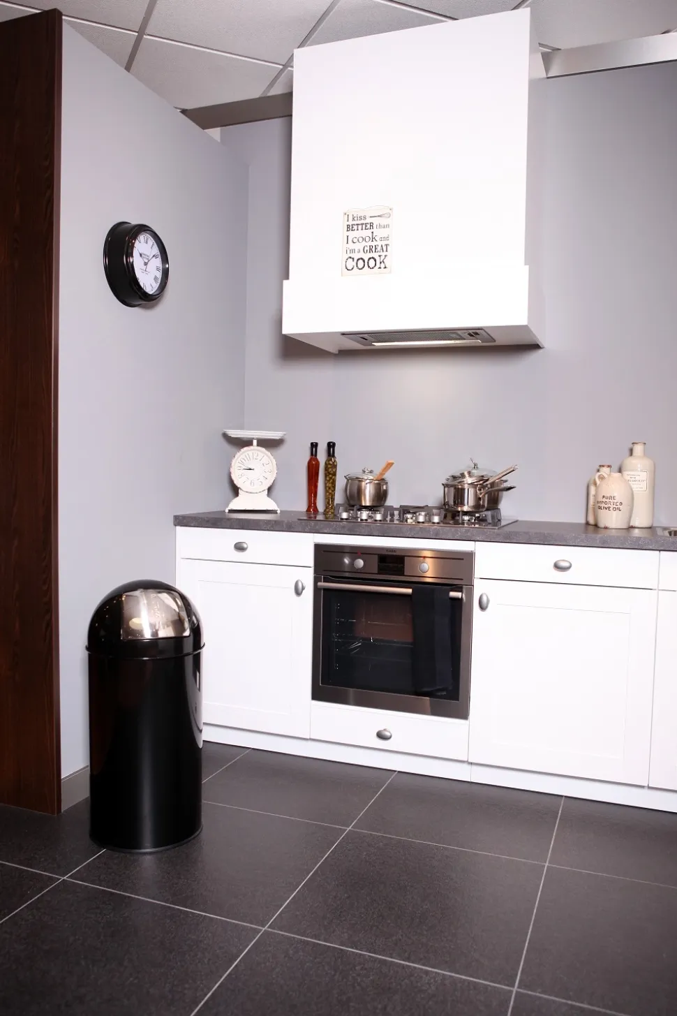 Prullenbak EKO Pushcan Zwart 40L