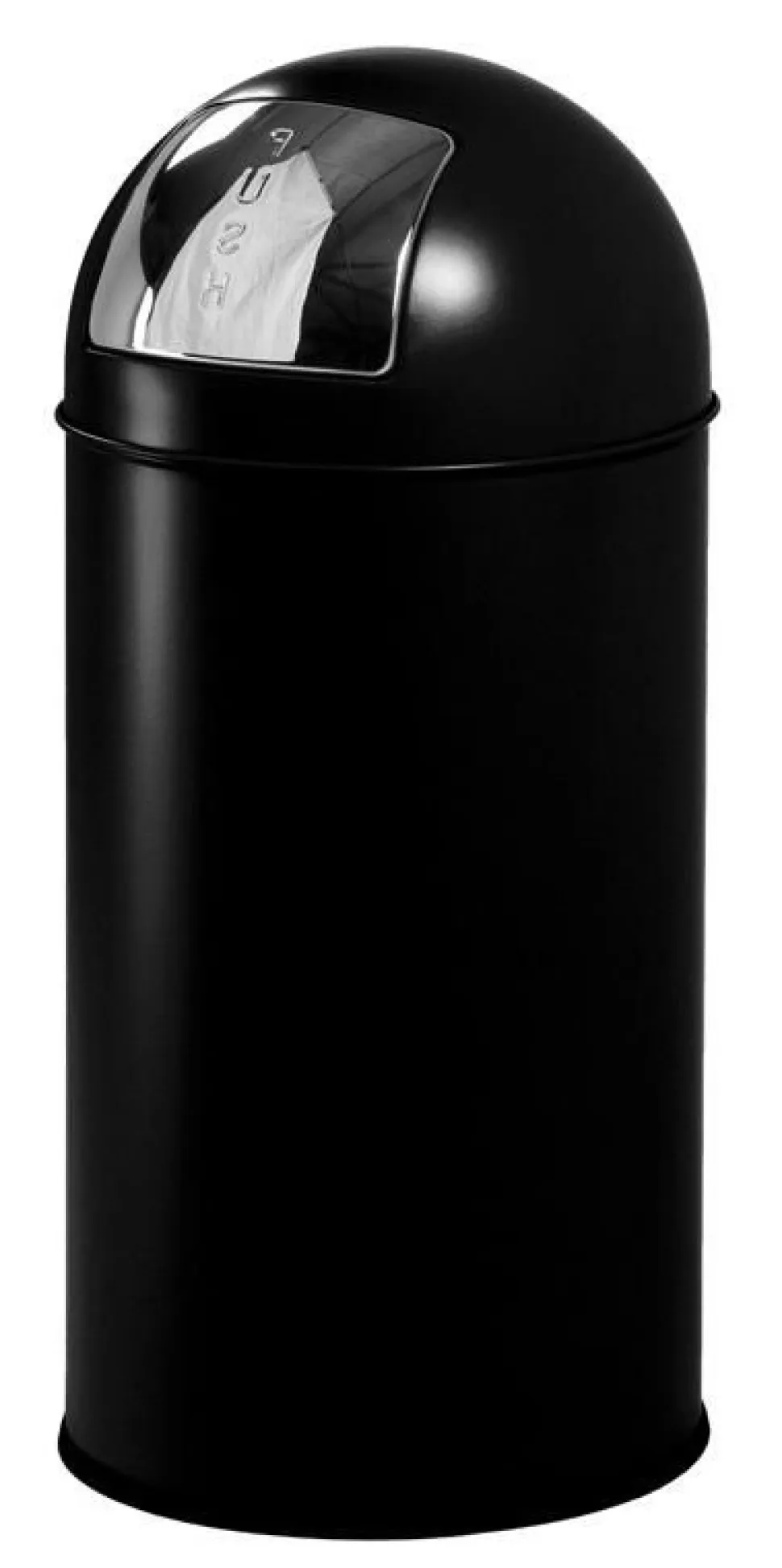 Prullenbak EKO Pushcan Zwart 40L