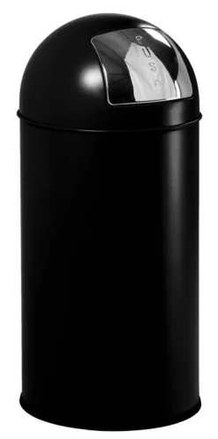 Prullenbak EKO Pushcan Zwart 40L