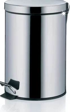 Kela Prullenbak Dusty Pedaal 3L Silver Shining Outlet
