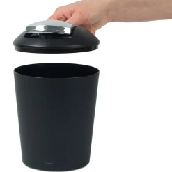 Prullenbak Kela Marta Swing 1,7L Black