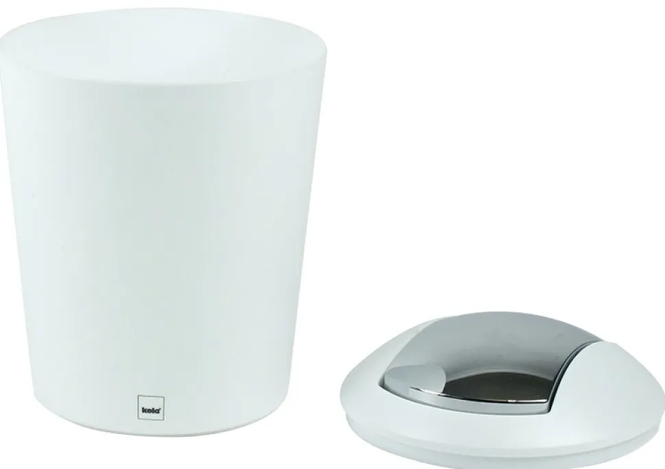 Prullenbak Kela Marta Swing 1,7L White