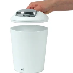 Prullenbak Kela Marta Swing 1,7L White