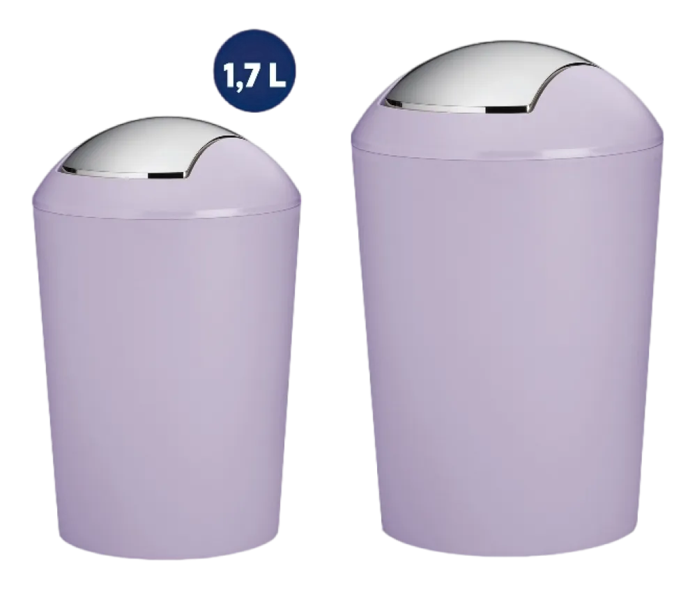 Kela Prullenbak Marta Swing Pastel Lila 5 L Hot