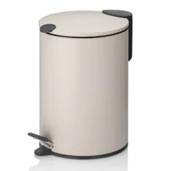 Prullenbak Kela Mats met Pedaal Beige 3 liter