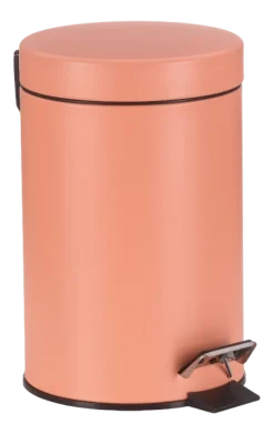Prullenbak Kela Monaco Met Pedaal Peachy Pink 3 L