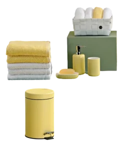 Kela Prullenbak Monaco Met Pedaal Sunny Yellow 3 L Online