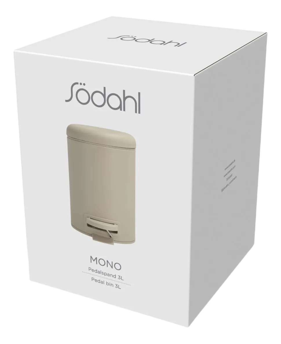 Prullenbak Södahl Mono Beige