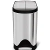 Prullenbak simplehuman Butterfly RVS 10L