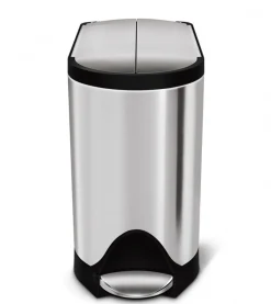 Prullenbak simplehuman Butterfly RVS 10L