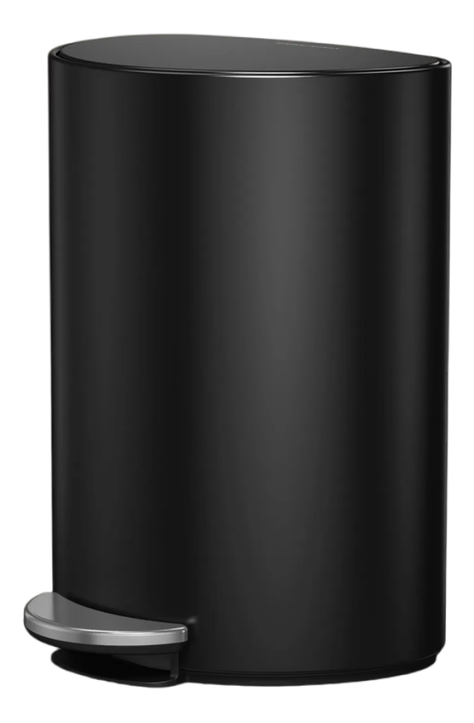 Prullenbak Simplehuman Halfrond Matzwart 6L