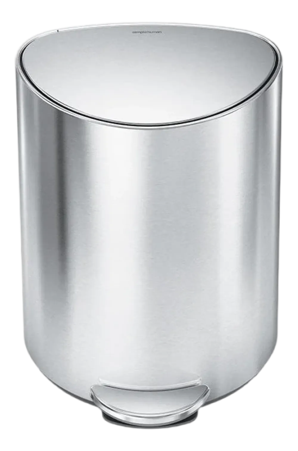 simplehuman Prullenbak Halfrond Geborsteld Staal 6L Online
