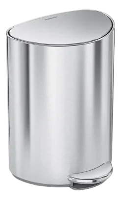 simplehuman Prullenbak Halfrond Geborsteld Staal 6L Online