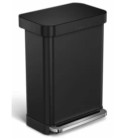Prullenbak Simplehuman Liner Pocket Zwart 55L