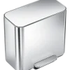 Prullenbak Simplehuman Mini Recycler Geborsteld Staal 7,5+7,5L