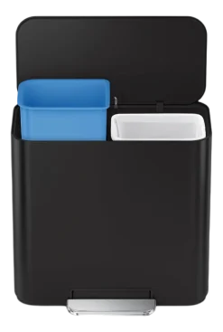 simplehuman Prullenbak Mini Recycler Matzwart 7,5+7,5L Discount